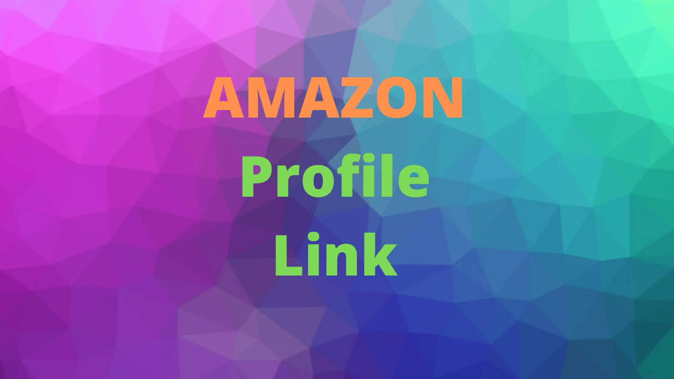 Profile amazon how to share your How to